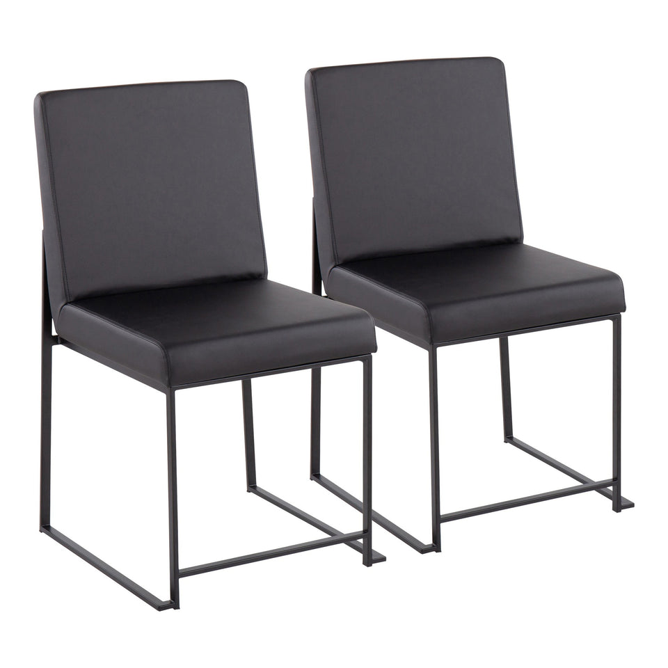 High Back Fuji Dining Chair - Set of 2