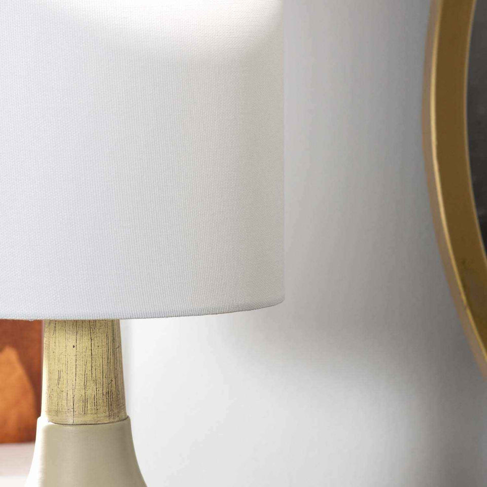 Gattaran Ivory & White Table Lamp