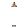 Oil Rubbed Bronze Metal, Cream Glass, Brown Glass