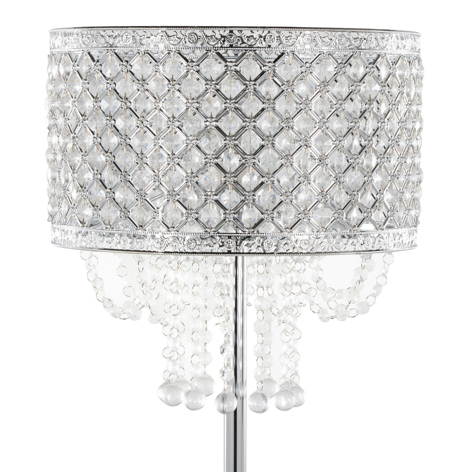 Droplets Sleek 60" Metal Floor Lamp