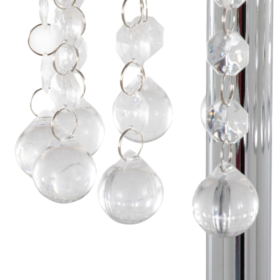 Droplets Sleek 60" Metal Floor Lamp