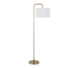 Gold Metal, White Linen
