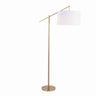 Gold Metal, Off-white Linen