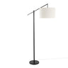 Matte Black Metal, Natural Linen