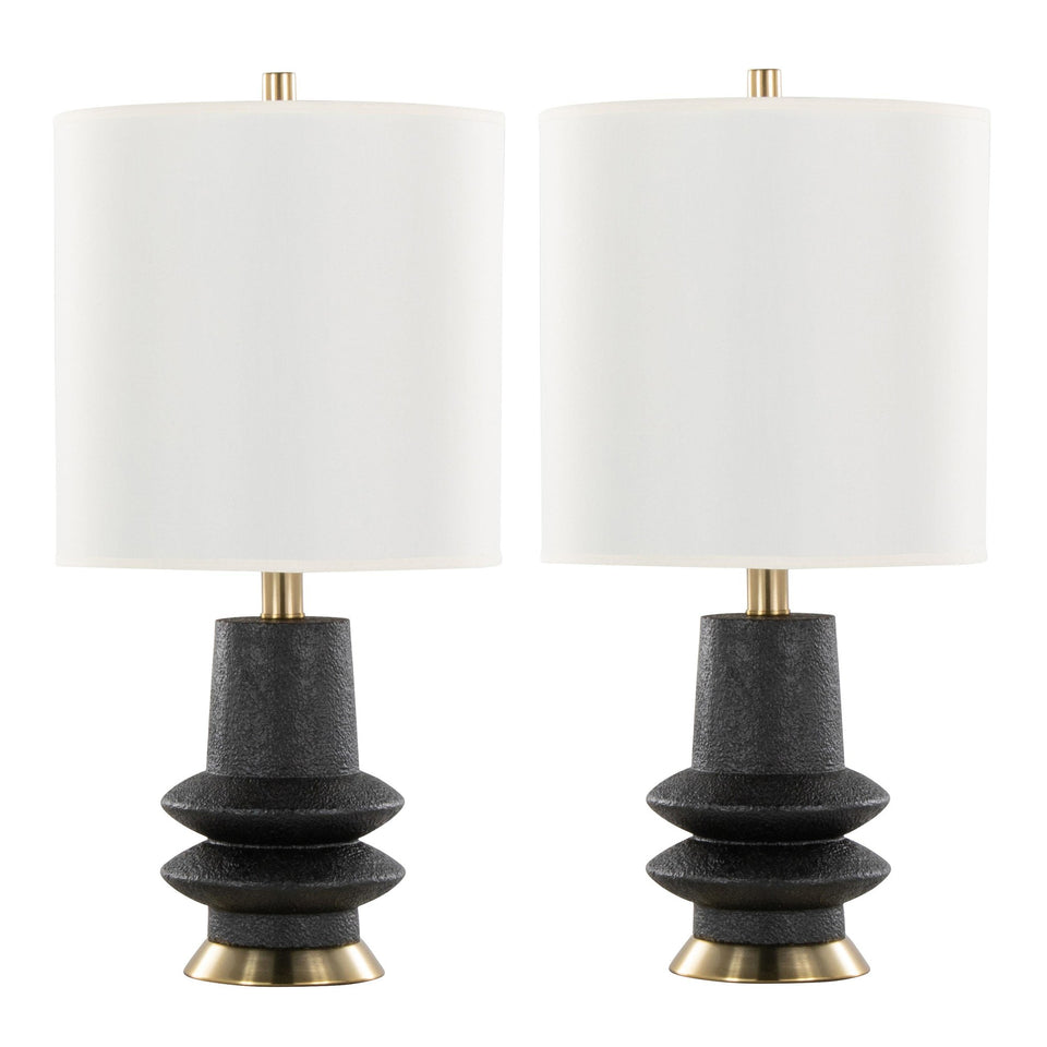 Lloyd 26" Polyresin Table Lamp  - Set of 2