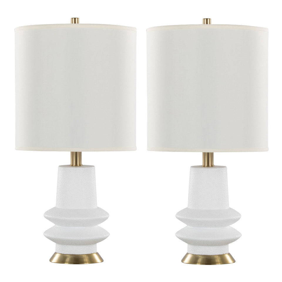 Lloyd 26" Polyresin Table Lamp  - Set of 2