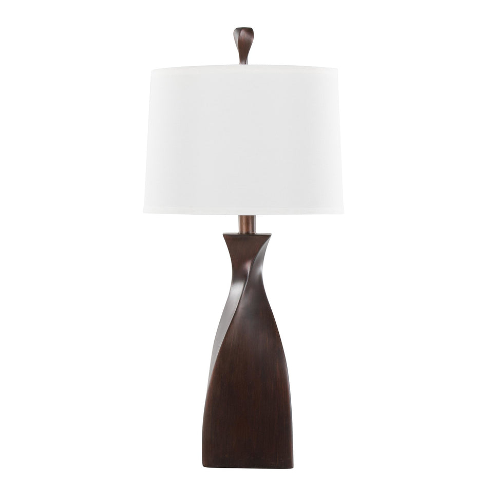 Curvo 30" Polyresin Table Lamp - Set of 2