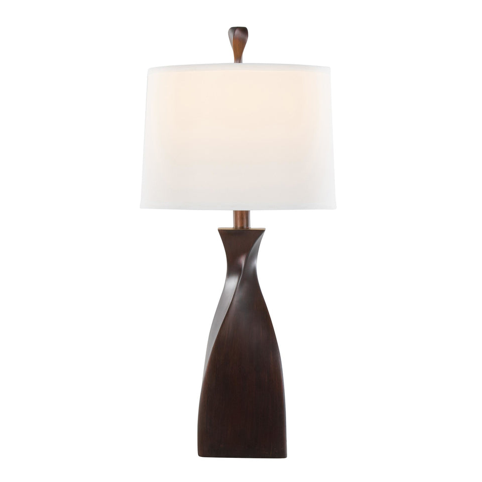 Curvo 30" Polyresin Table Lamp - Set of 2