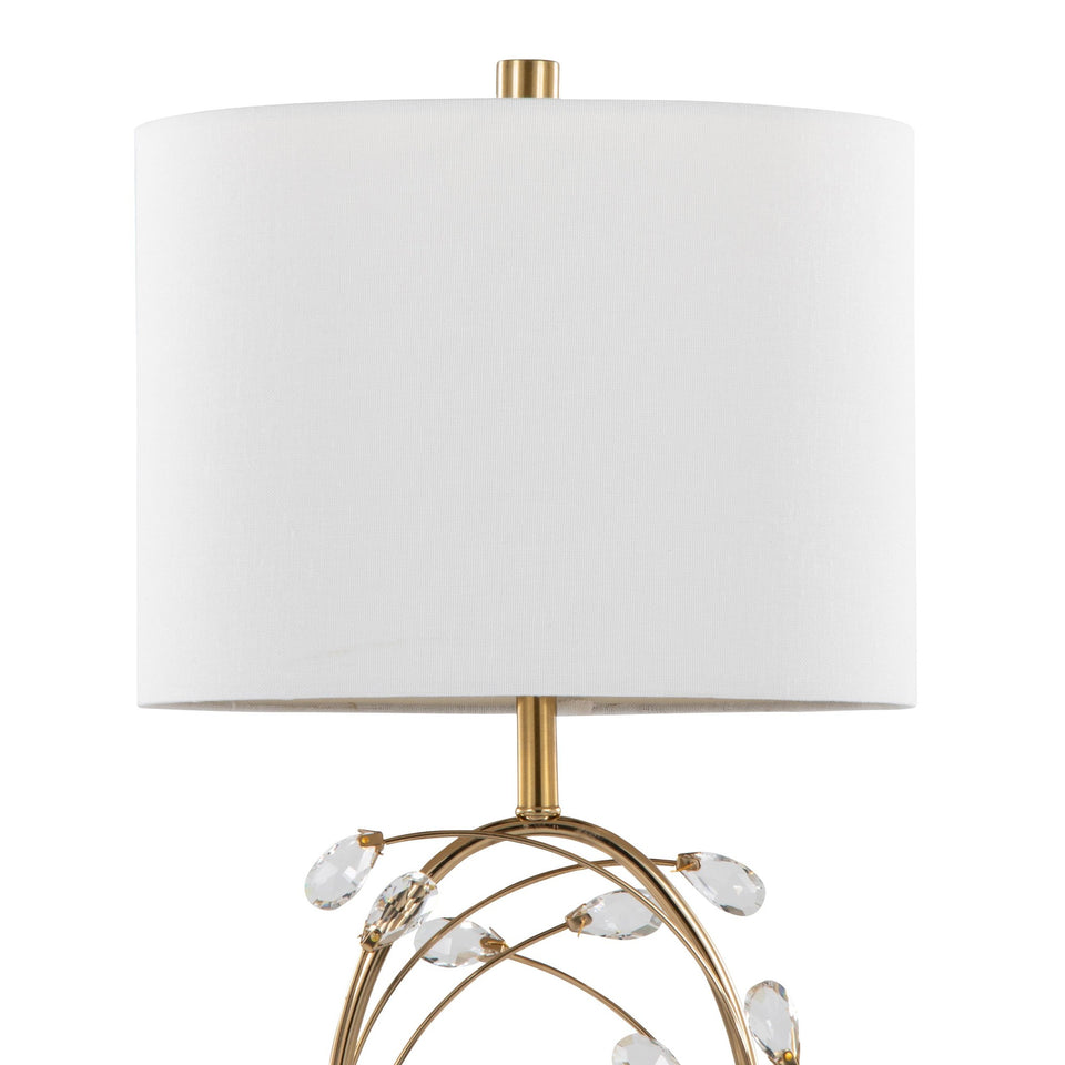 Crystal Buds 25" Table Lamp - Set of 2