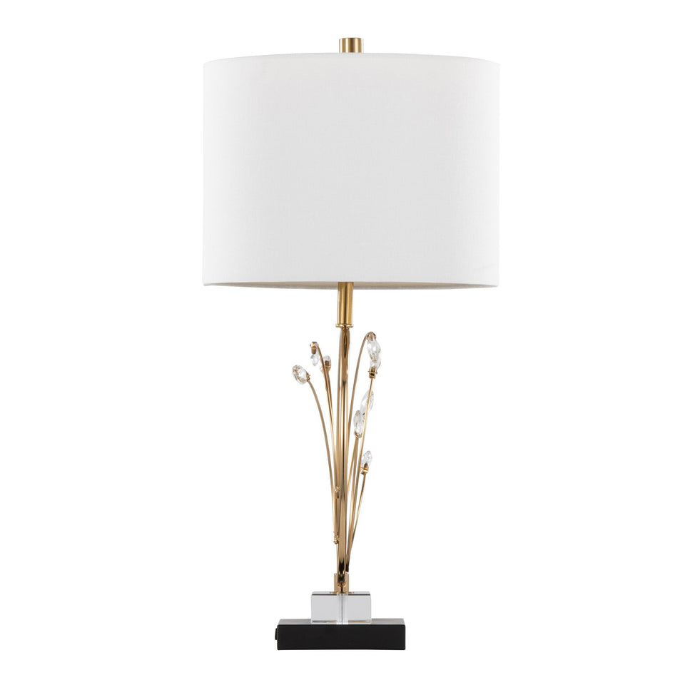 Crystal Buds 25" Table Lamp - Set of 2