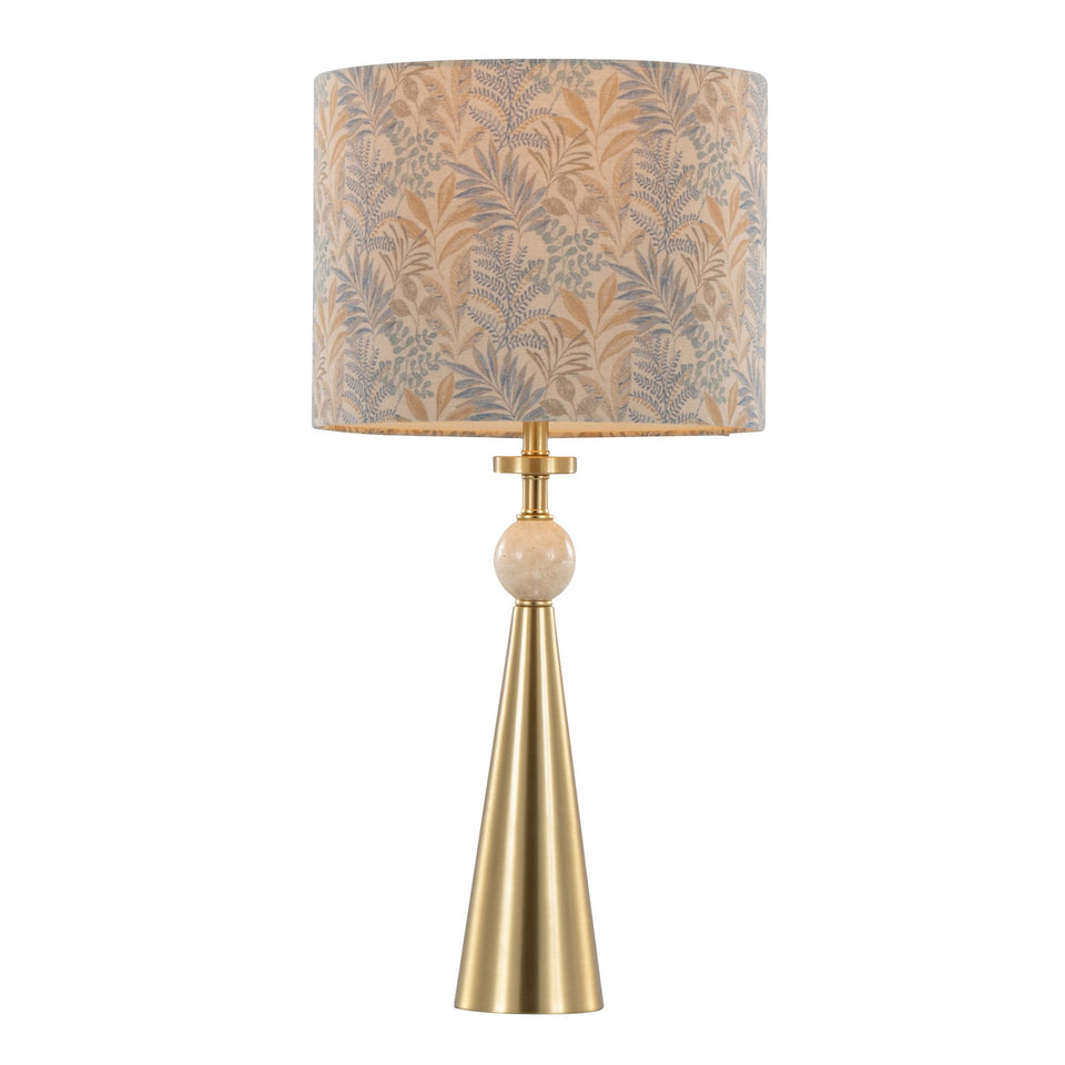 Cone Travertine 27" Table Lamp - Set of 2