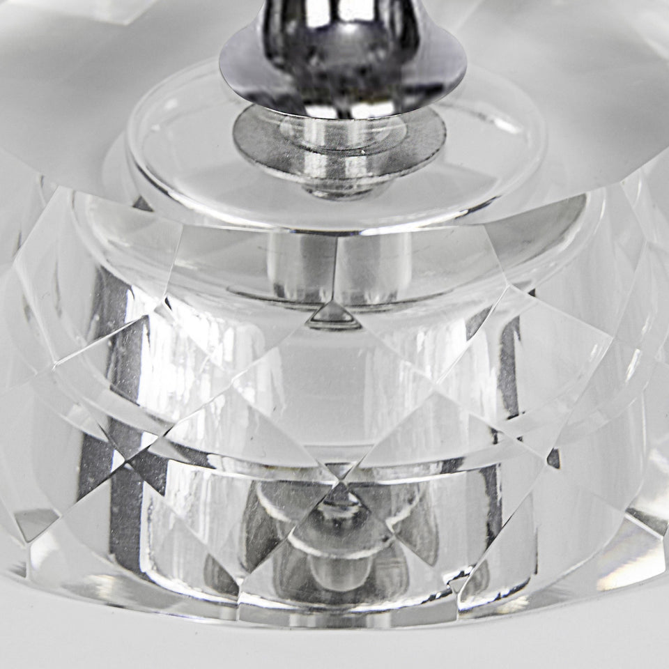 Diamond Torch 25" Crystal Table Lamp - Set of 2