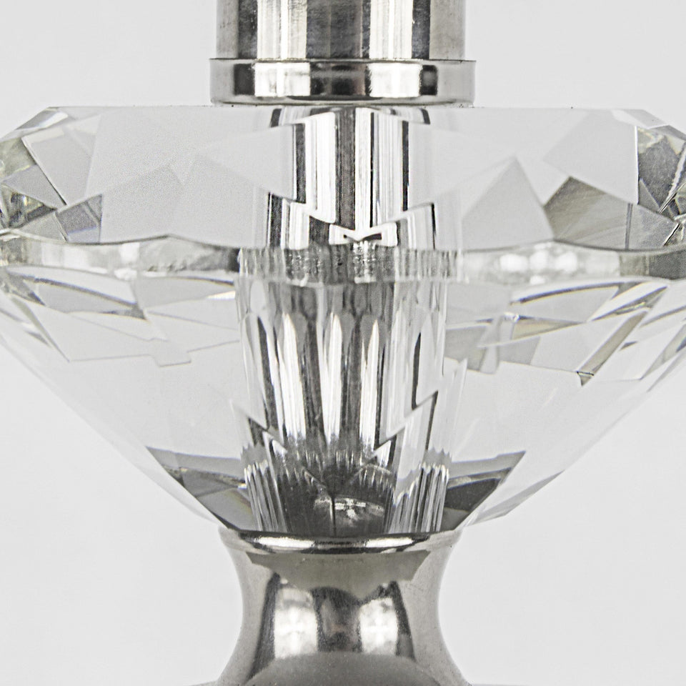 Diamond Torch 25" Crystal Table Lamp - Set of 2
