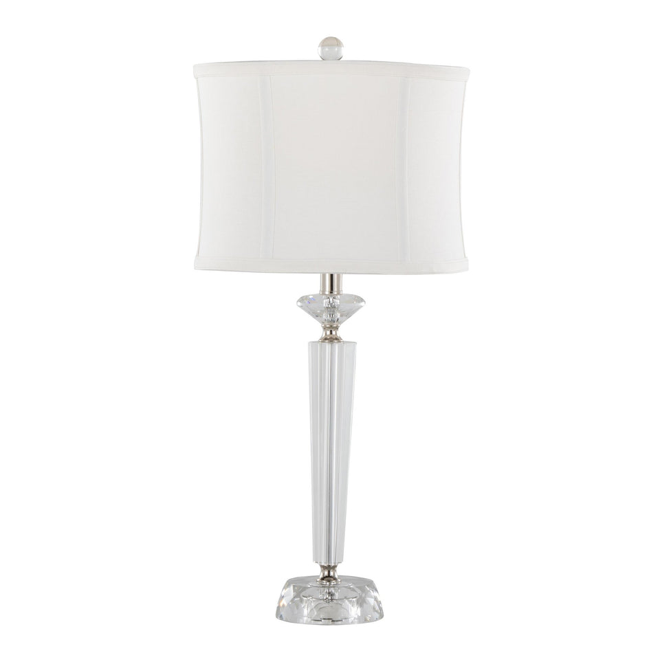 Diamond Torch 25" Crystal Table Lamp - Set of 2