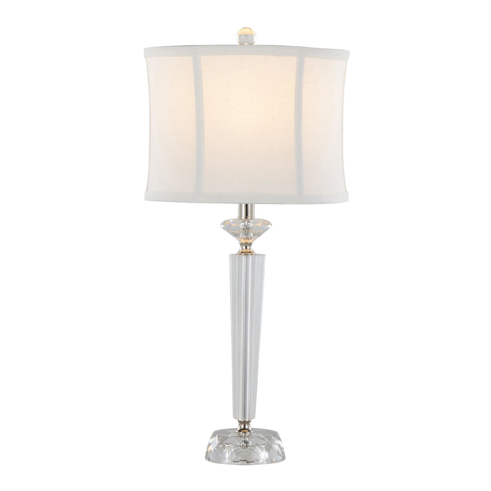 Diamond Torch 25" Crystal Table Lamp - Set of 2