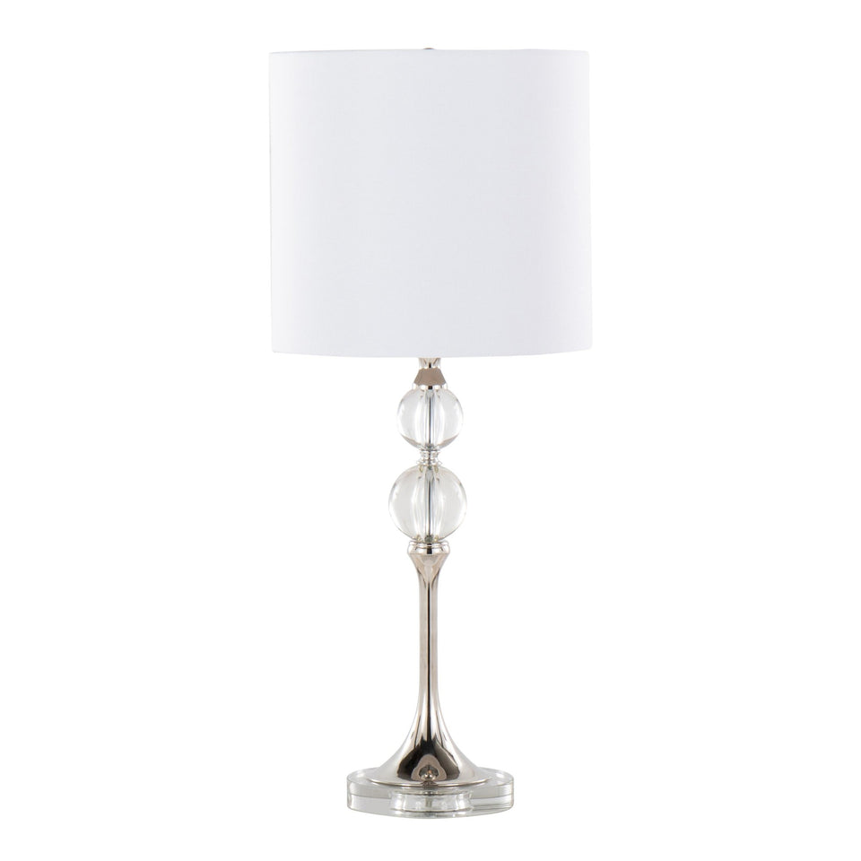 Clara 26" Crystal Table Lamp - Set of 2