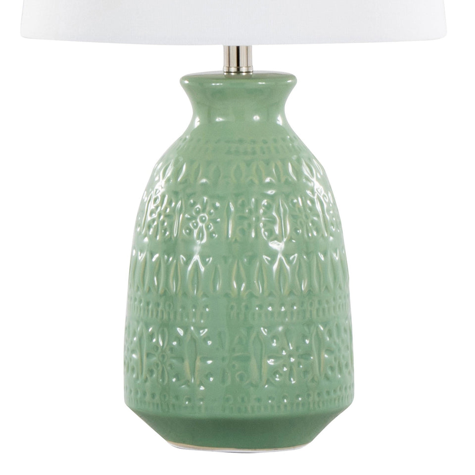 Claudia 20" Ceramic Accent Lamp - Set of 2