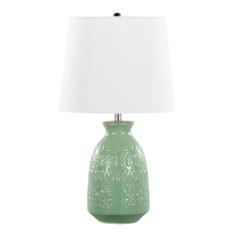 Claudia 20" Ceramic Accent Lamp - Set of 2