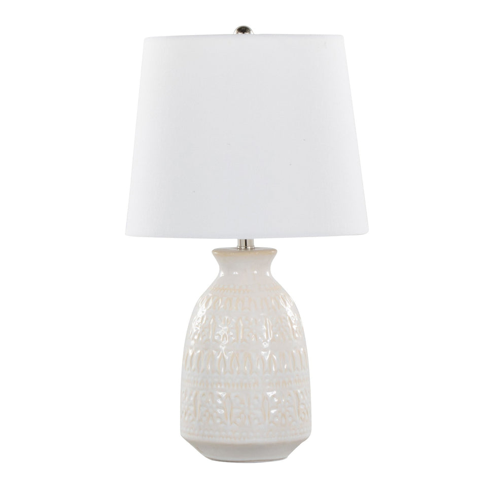 Claudia 20" Ceramic Accent Lamp - Set of 2