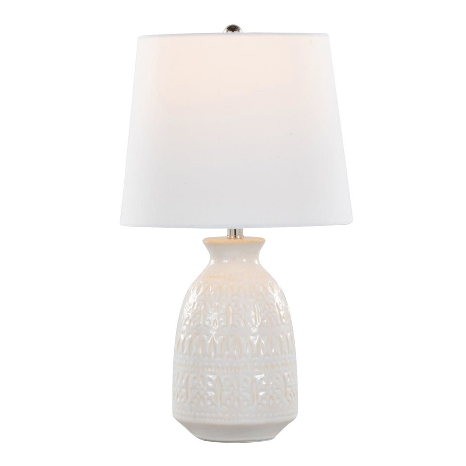 Claudia 20" Ceramic Accent Lamp - Set of 2
