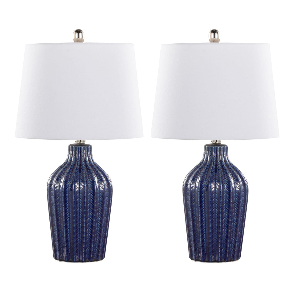 Rockwell 23" Ceramic Table Lamp - Set of 2