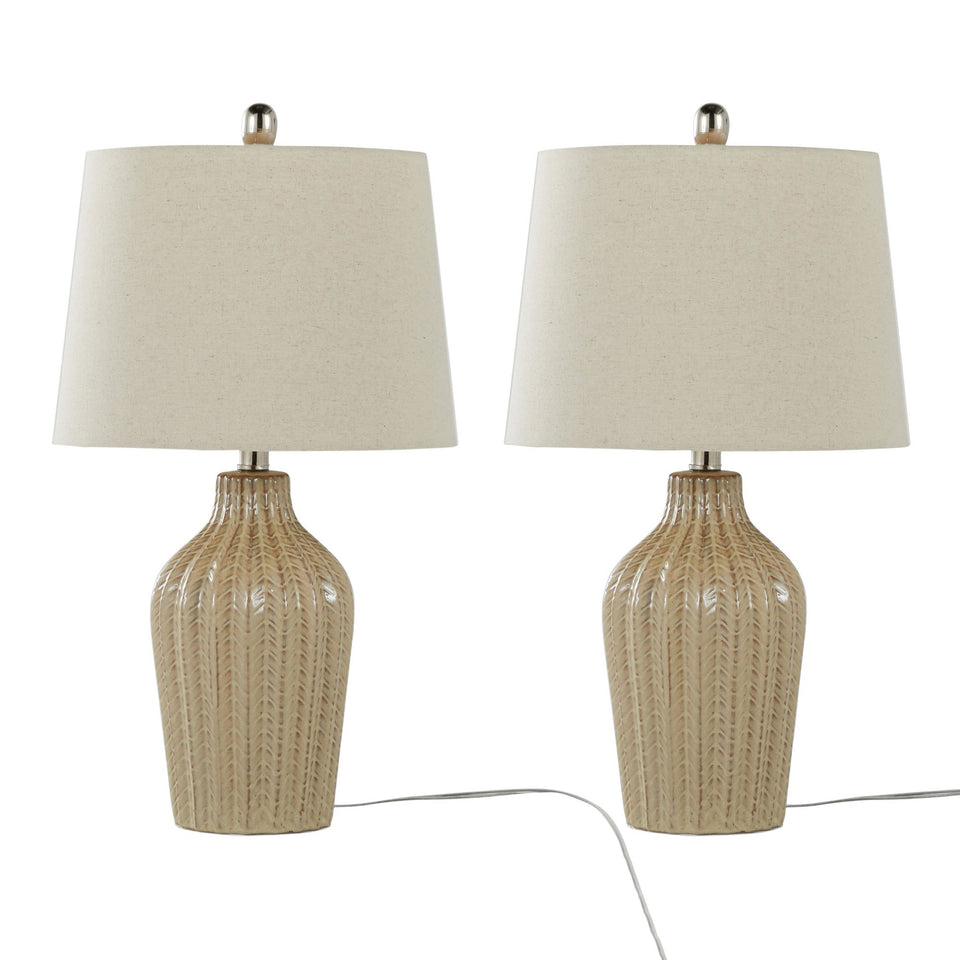 Rockwell 23.5" Ceramic Table Lamp - Set of 2