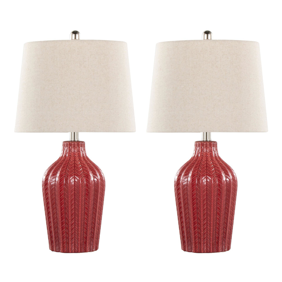 Rockwell 23" Ceramic Table Lamp - Set of 2