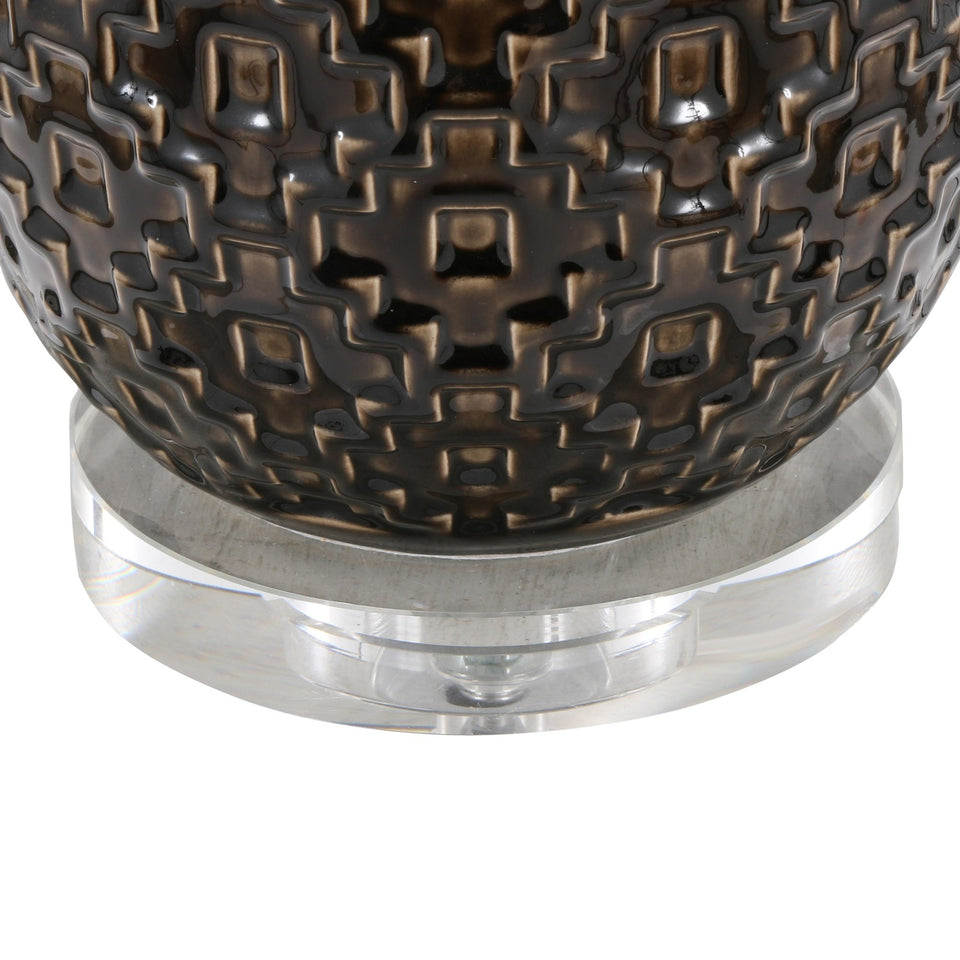 Onyx 30" Ceramic Table Lamp