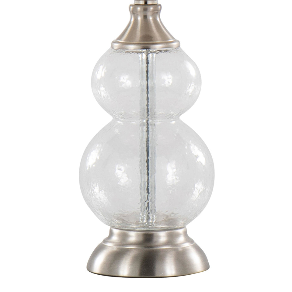 Belle 20" Glass Accent Lamp - Set of 2