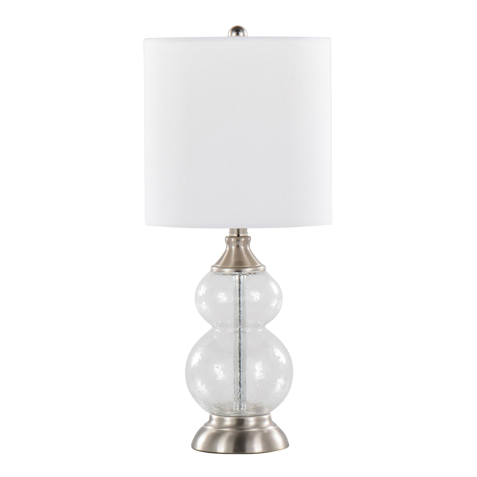 Belle 20" Glass Accent Lamp - Set of 2