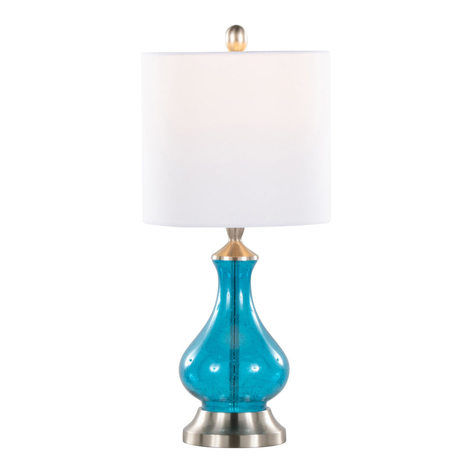 Jasmine 22" Glass Accent Lamp