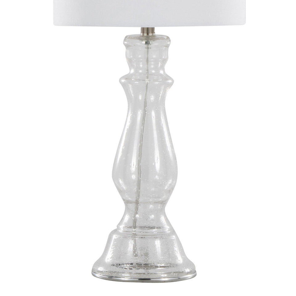 Bishop 24" Glass Table Lamp - Set of 2