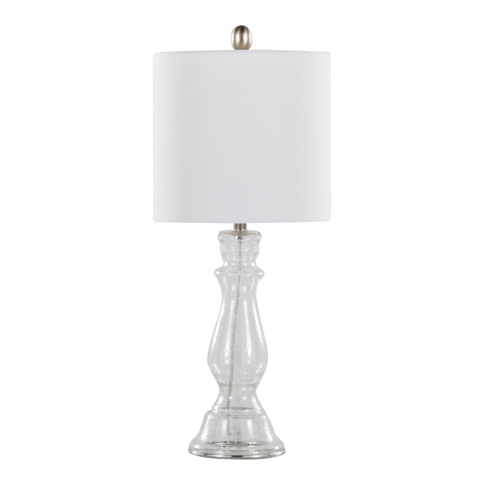 Bishop 24" Glass Table Lamp - Set of 2
