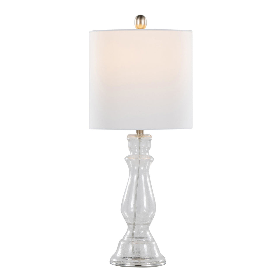 Bishop 24" Glass Table Lamp - Set of 2
