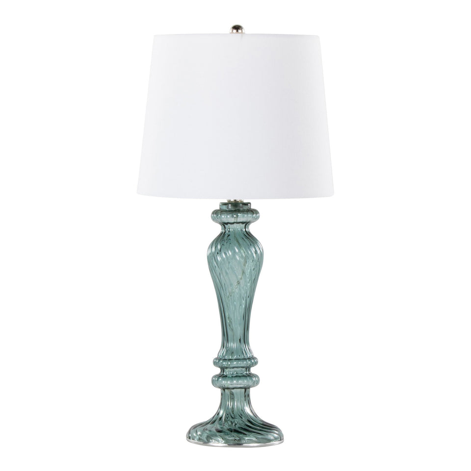 Windsor 25" Glass Table Lamp - Set of 2