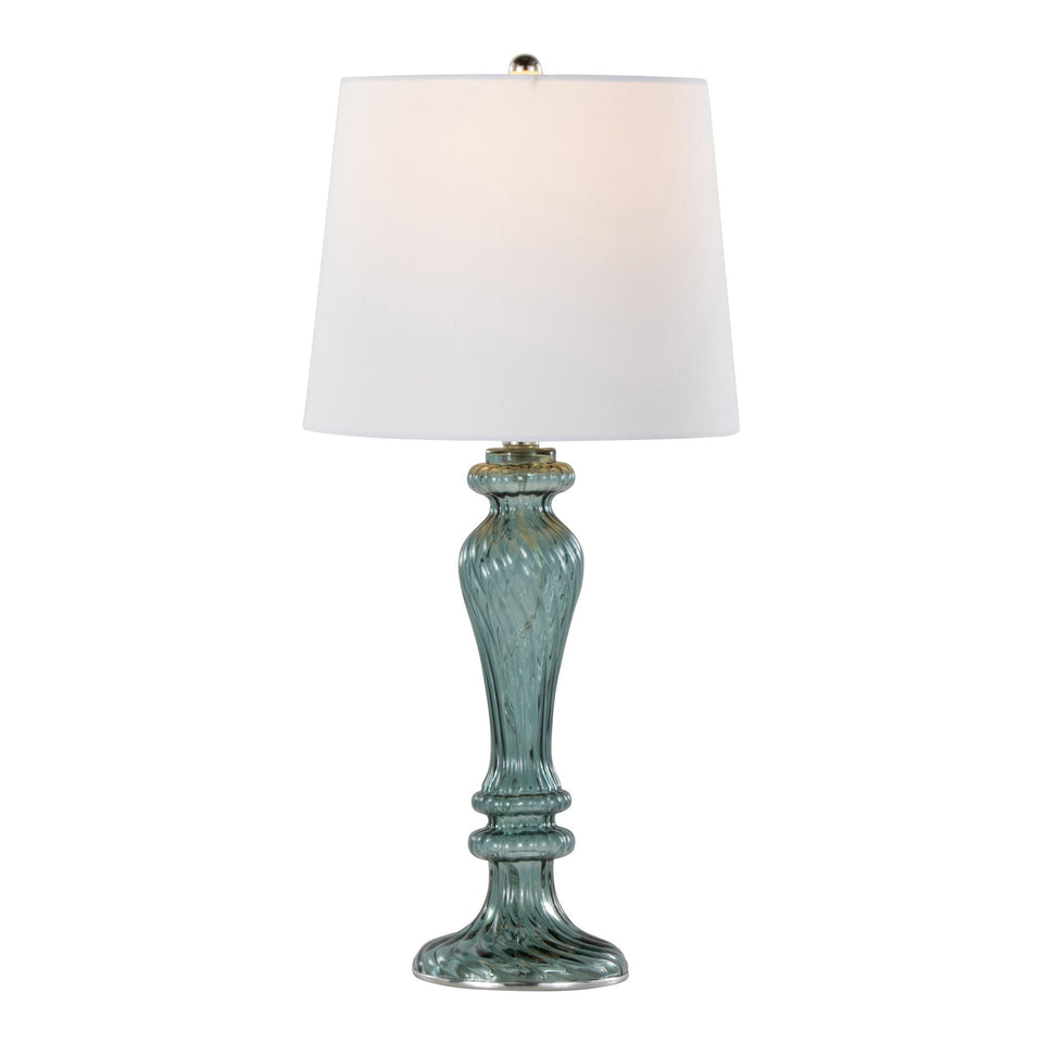 Windsor 25" Glass Table Lamp - Set of 2