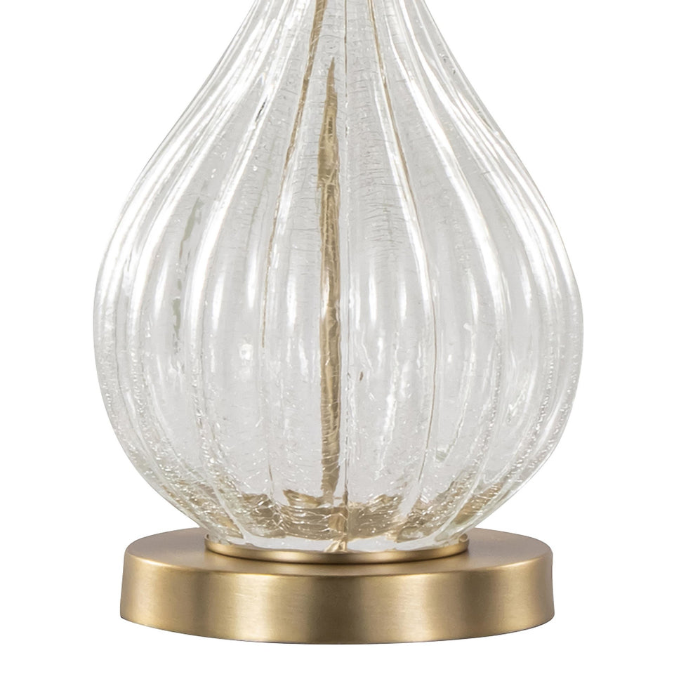 Jenny 27" Glass Table Lamp - Set of 2