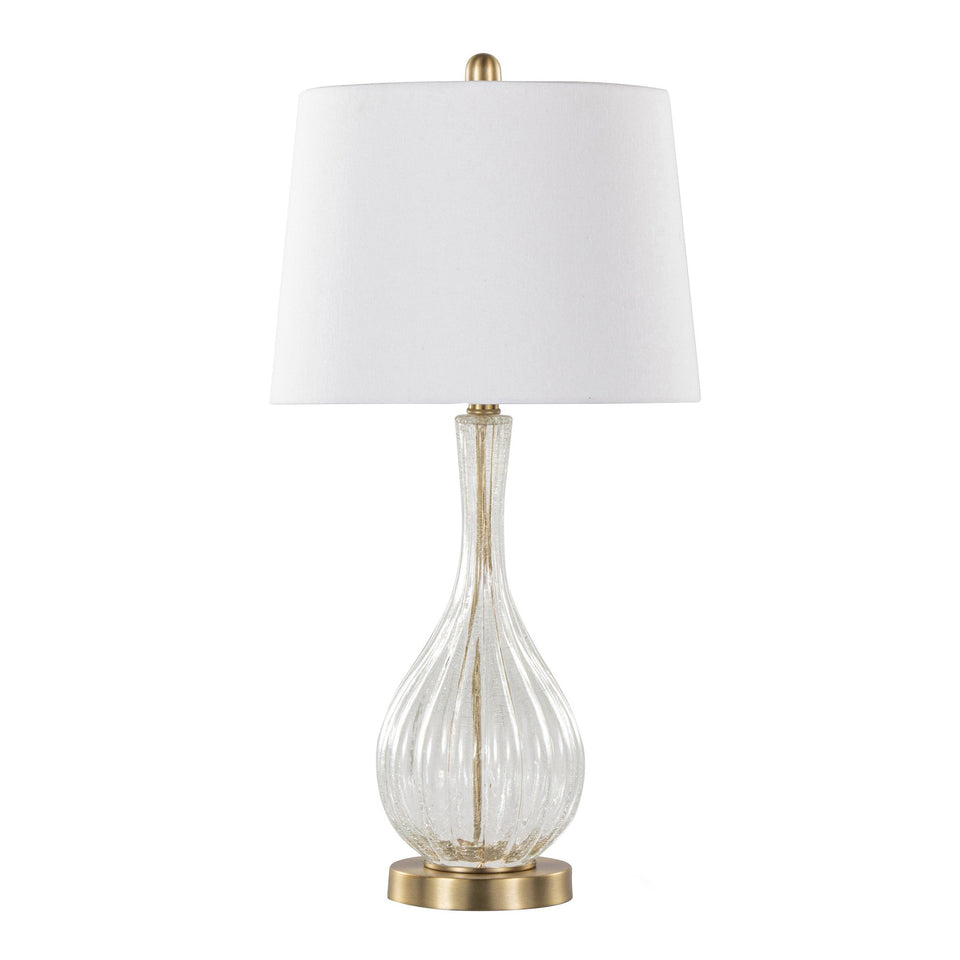 Jenny 27" Glass Table Lamp - Set of 2