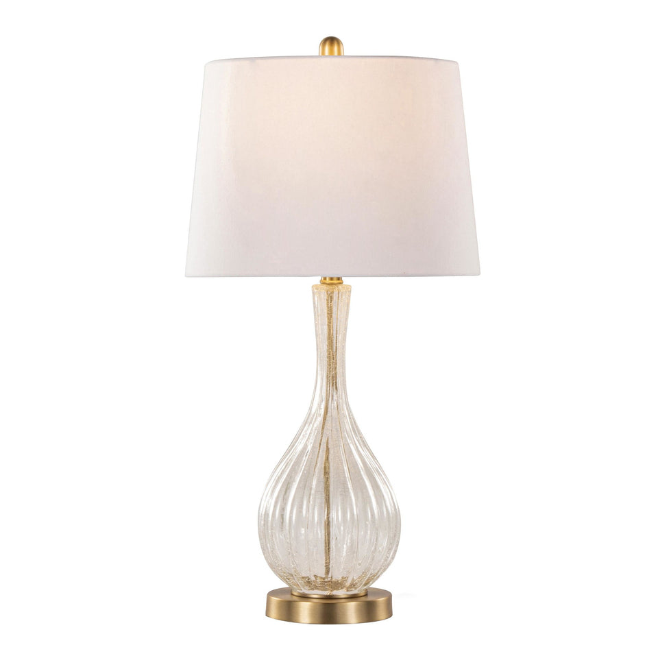 Jenny 27" Glass Table Lamp - Set of 2