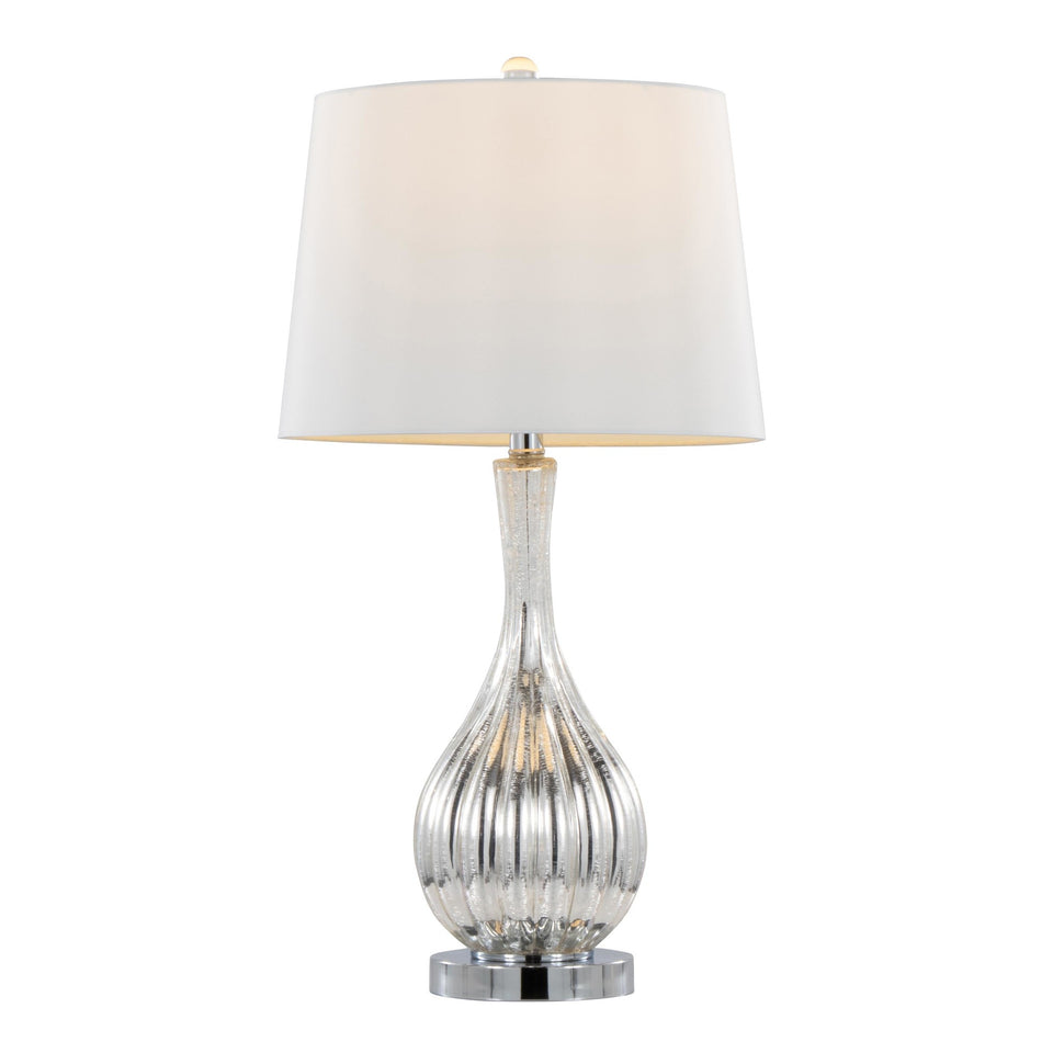 Jenny 27" Glass Table Lamp - Set of 2