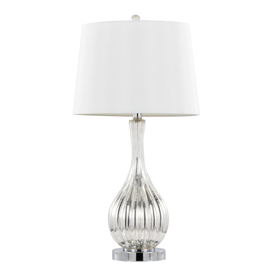 Jenny 27" Glass Table Lamp - Set of 2