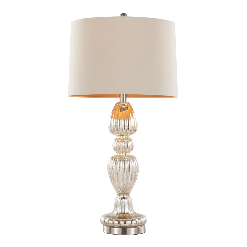 Spade 30" Glass Table Lamp - Set of 2