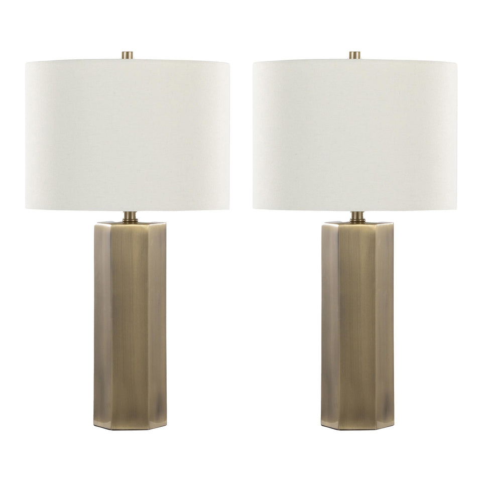 Huit 26" Metal Table Lamp - Set of 2