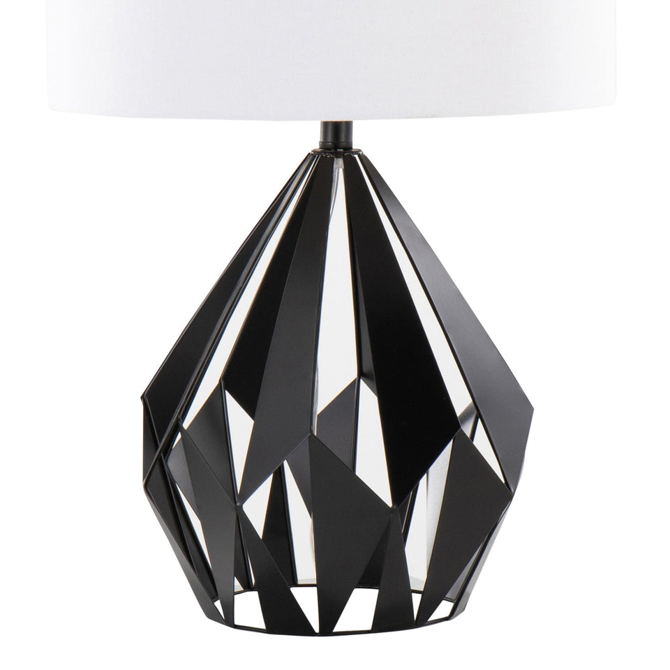 Geome Tri 28" Metal Table Lamp - Set of 2