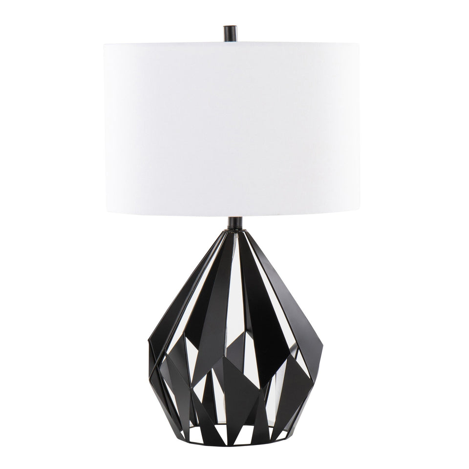 Geome Tri 28" Metal Table Lamp - Set of 2