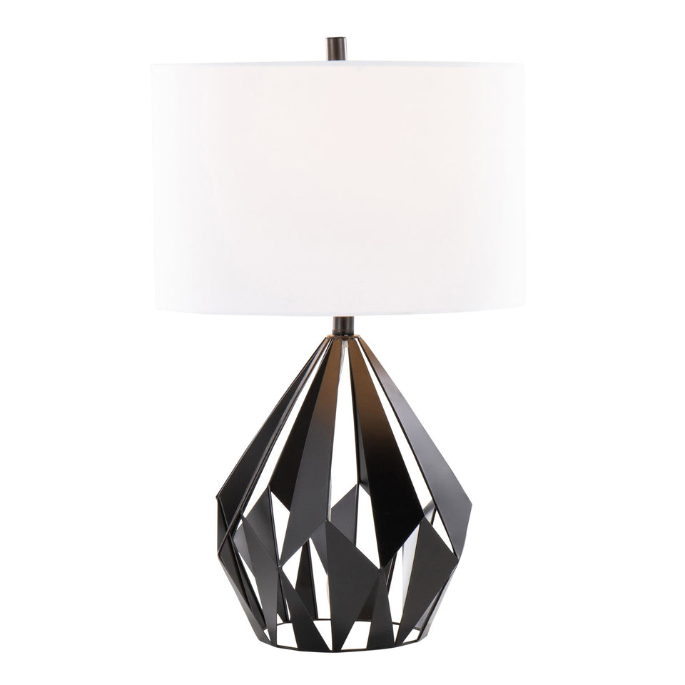 Geome Tri 28" Metal Table Lamp - Set of 2