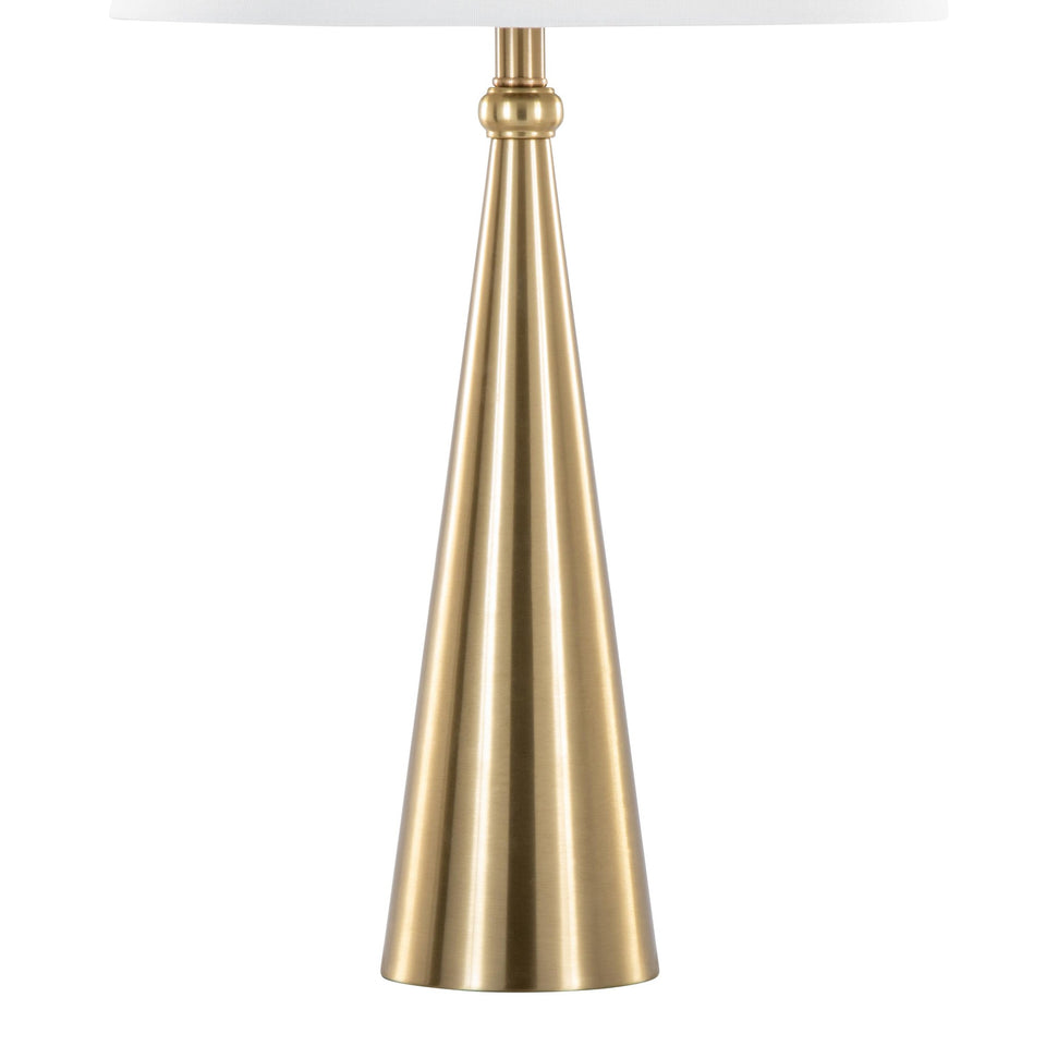 Cone 30" Metal Table Lamp - Set of 2