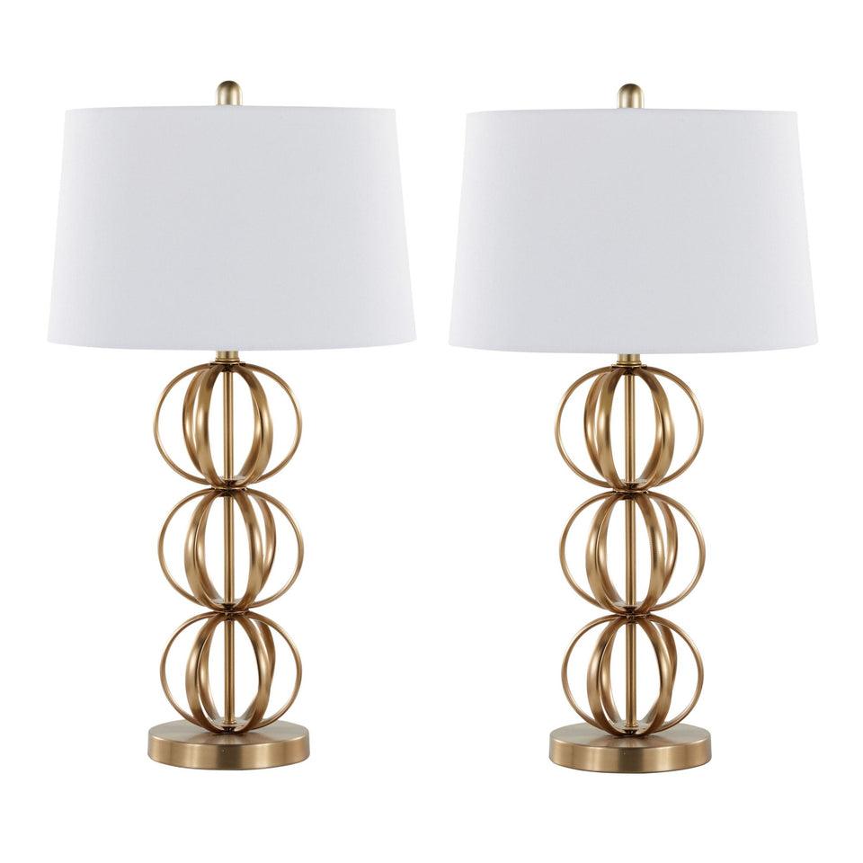 Linx 29" Metal Table Lamp - Set of 2