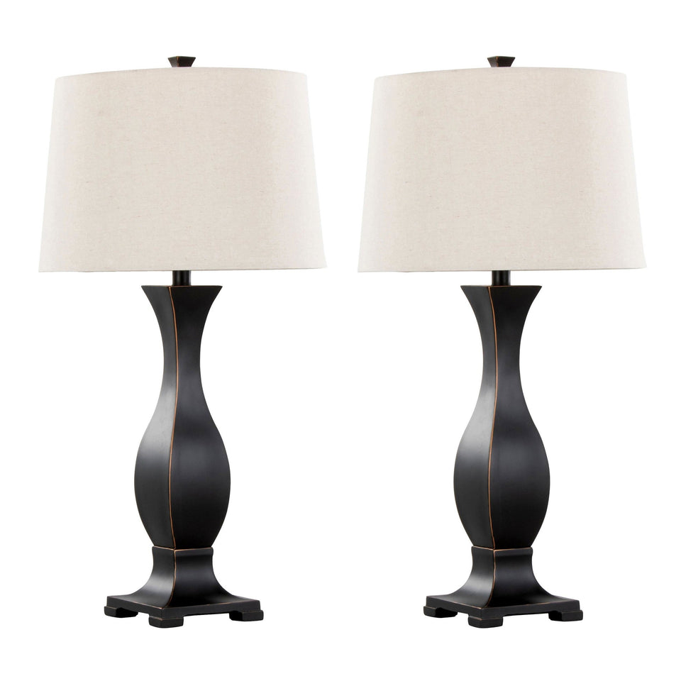 Riley 29" Polyresin Table Lamp - Set of 2