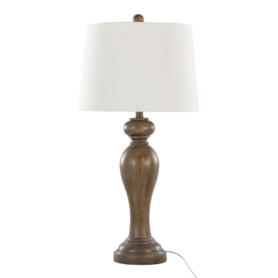 Peppa 31" Polyresin Table Lamp - Set of 2
